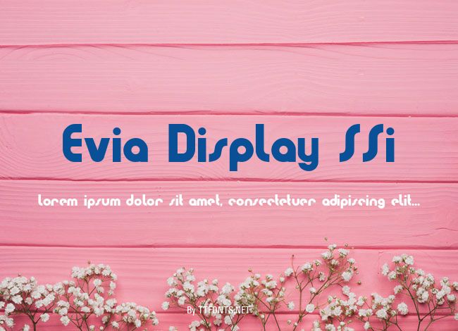 Evia Display SSi example